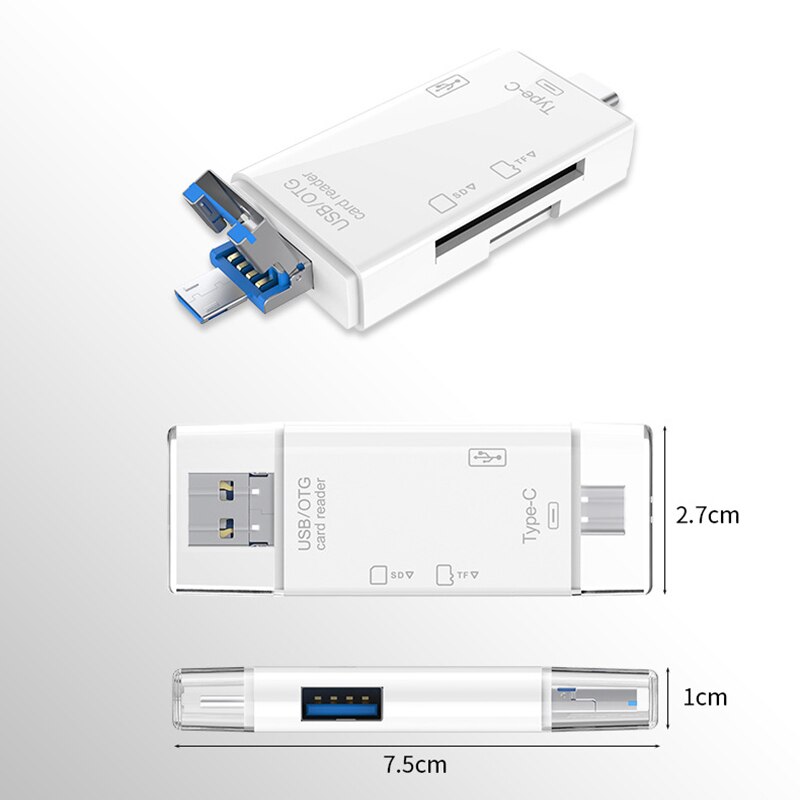 USB Micro SD/Đầu Đọc Thẻ TF USB 2.0 Mini Điện Thoại Di Động Đầu Đọc Thẻ Nhớ USB Tốc Độ Cao Bộ Chuyển Đổi Cho Laptop Phụ Kiện