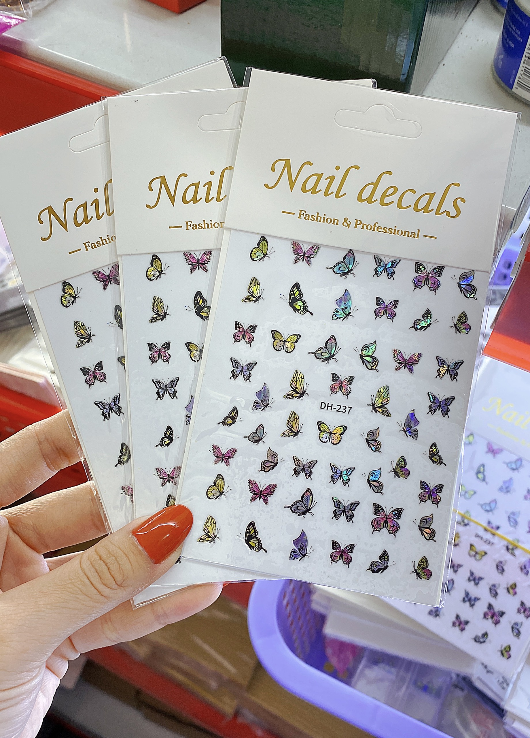 Hình dán Sticker trang trí móng tay - Mini Nails