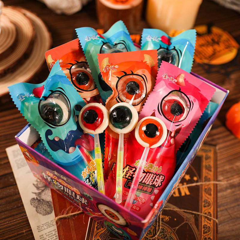 1 cái kẹo con mắt phát sáng halloween