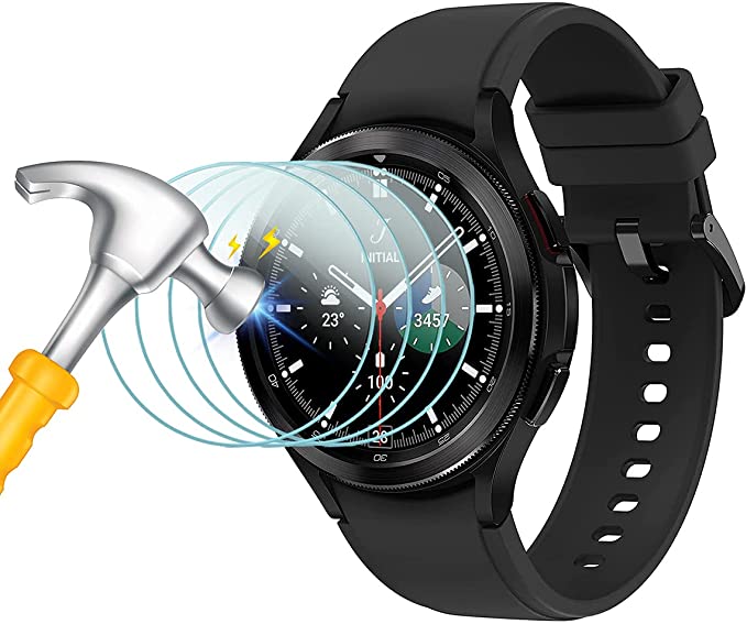 2pcs Premium Phim bảo vệ màn hình For Samsung Galaxy Watch 5 Pro 45mm Kính cường lực 2.5D Clear HD Explosion-proof films Galaxy Watch5/4 40mm 44mm /galaxy watch4 Classic 42mm 46mm/Watch 3 41mm 45mm glass film