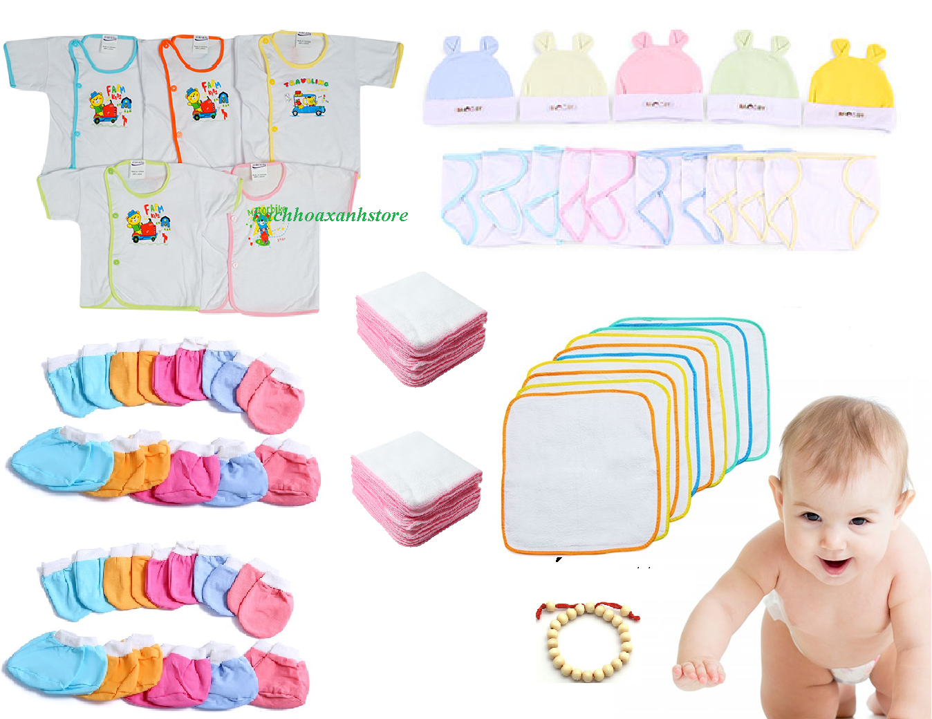 Combo 60 Món Đồ Dùng Cho Bé Sơ Sinh