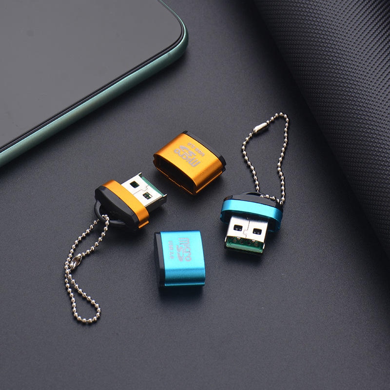 Card reader TF card memory card high-speed adapter simple mini digital camera universal MicroSD card truck-mounted 2.0 mobile phone audio car memory card U disk mp3 mini converter