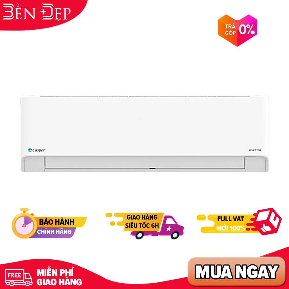 Điều hòa Casper inverter 9000BTU 1 chiều HC-09IA32 Giao hàng HN (HCM & ngoại tỉnh liên h