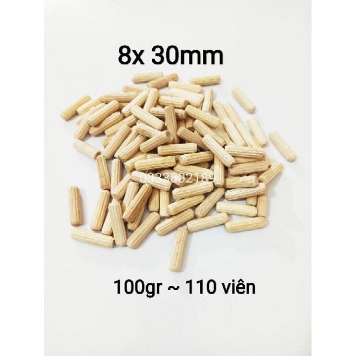 Chốt gỗ 8mm,10mm (100gram)