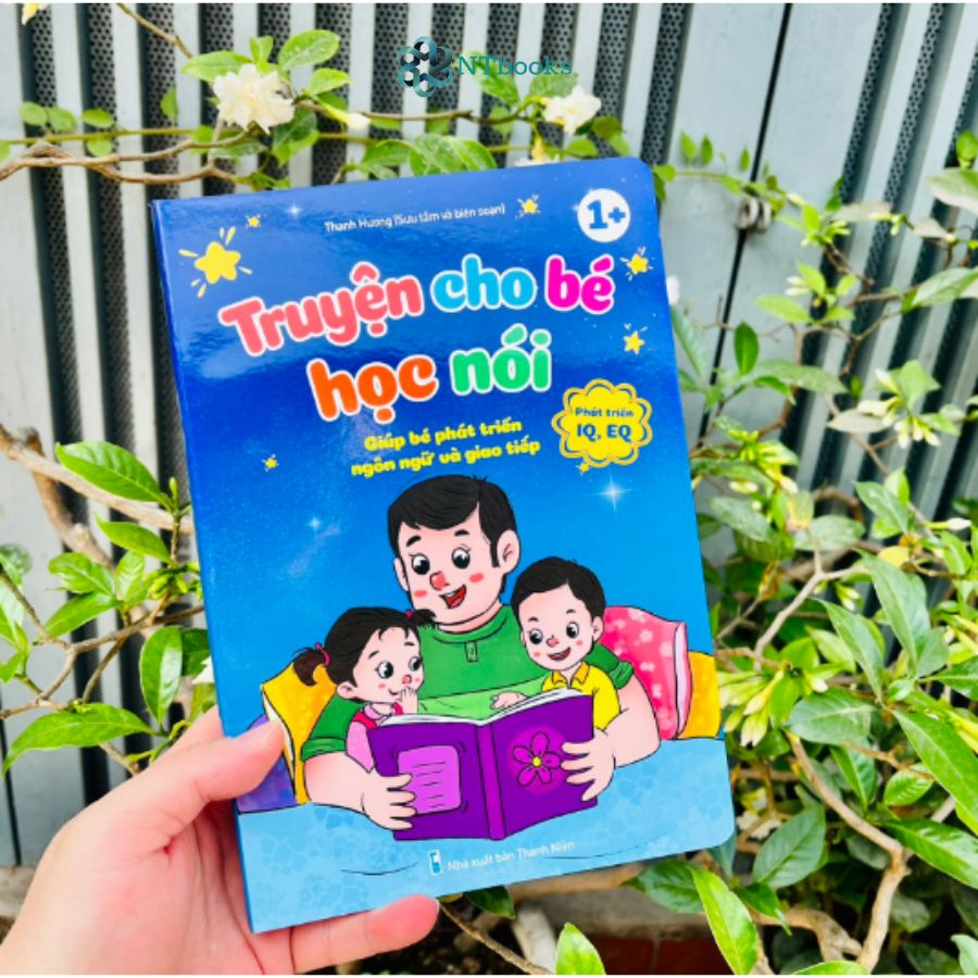 Combo 3 cuốn sách thơ, truyện, đồng dao cho bé học nói - phát triển iq, eq - ntbooks