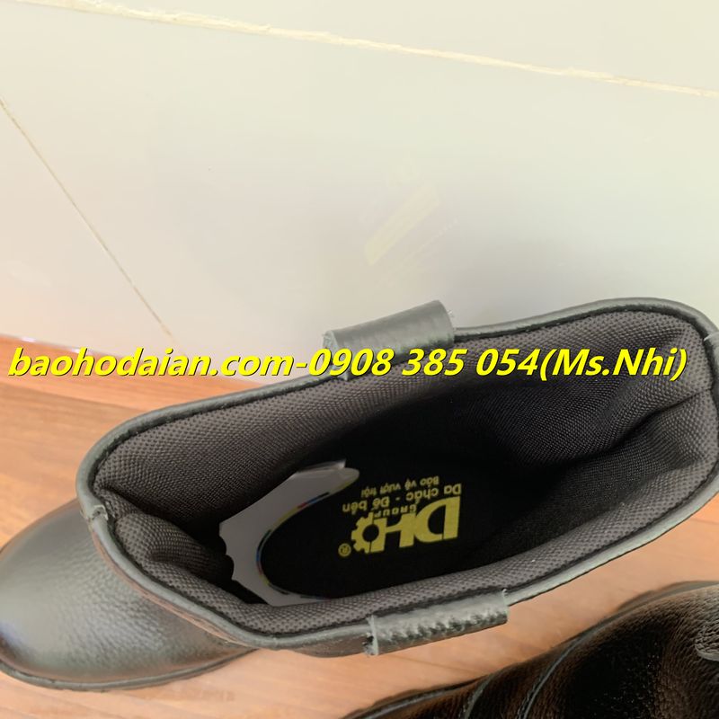 Ủng da bảo hộ lao động chính hãng DH Group