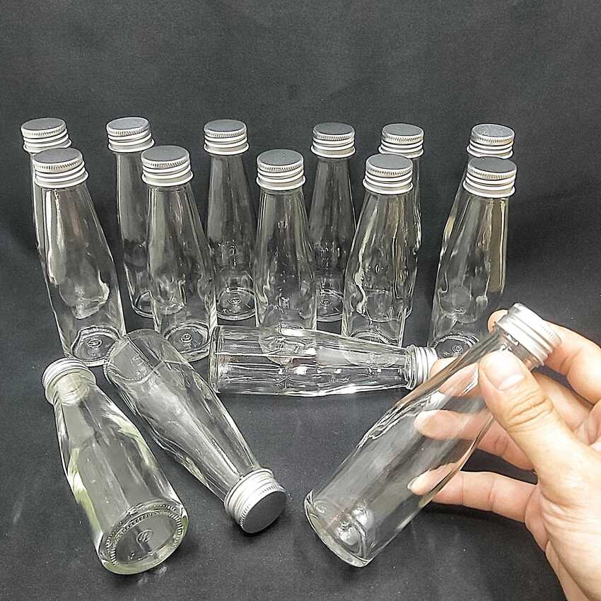 Glass JAR 100ml – Cylinder shape - combo 15 jars