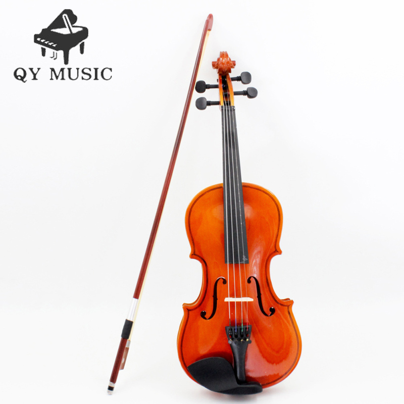 4/4 3/4 1/2 1/4 1/8 basswood violin with bow vase for beginners practice students kids christmas gifts