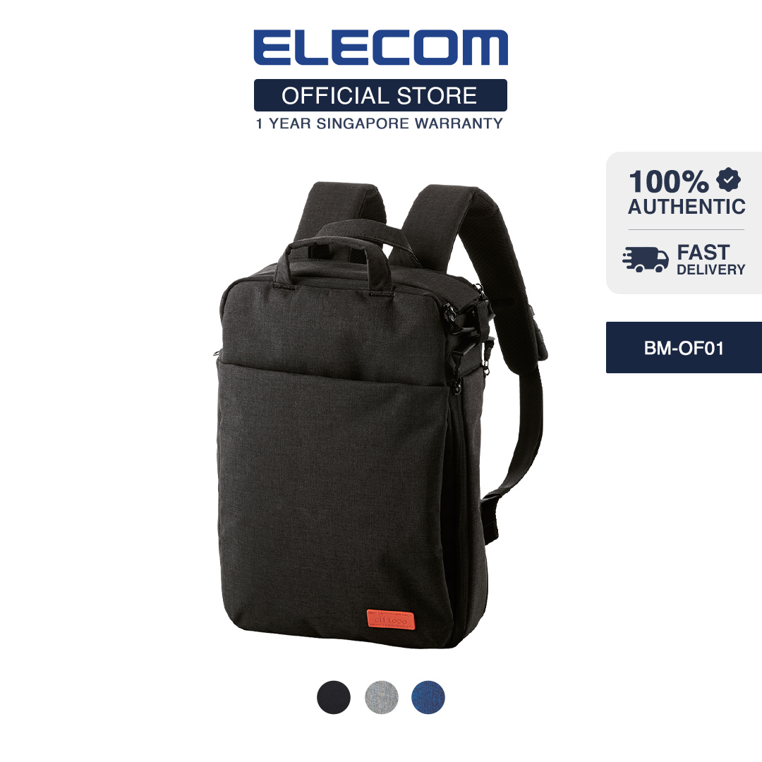 ELECOM 'OFF TOCO OF01 3-Way Laptop Backpack 14inch