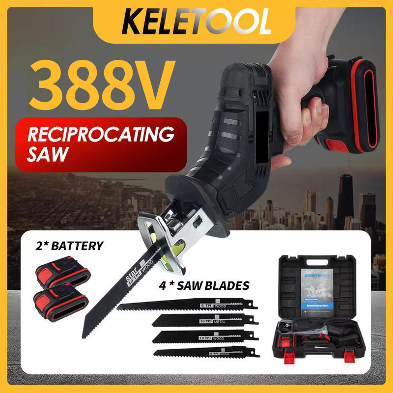 588VF Cordless Reciprocating Saw Wood Metal Cutting Jig Saw Variable