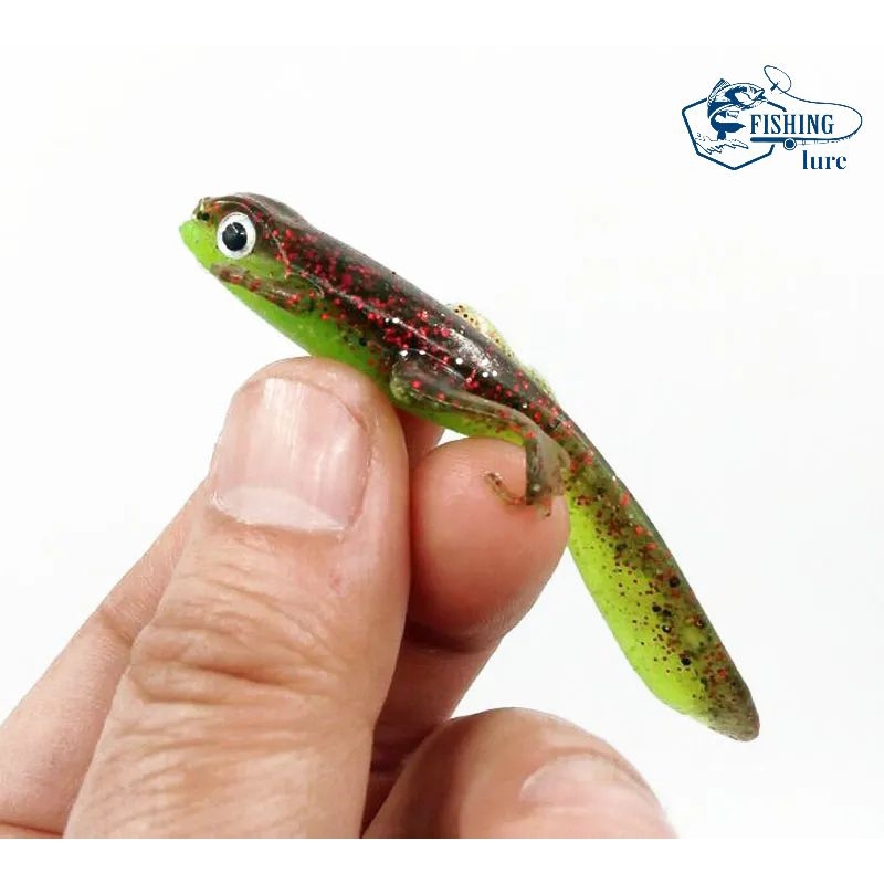 Mồi mền câu lure thằn lằn 8cm/3,8g 1 túi 5 con