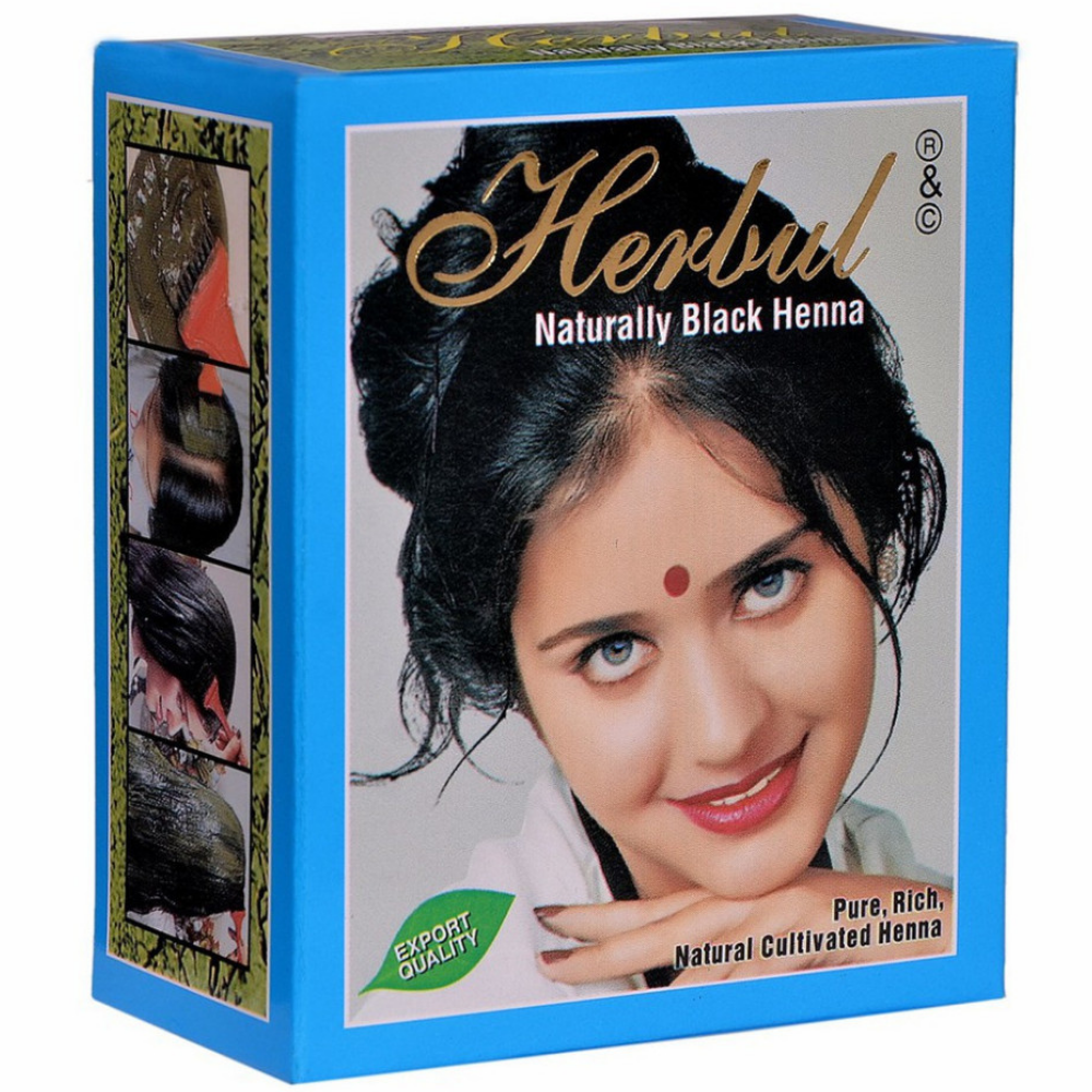 Bột nhuộm tóc thảo dược Henna - Đen 60g