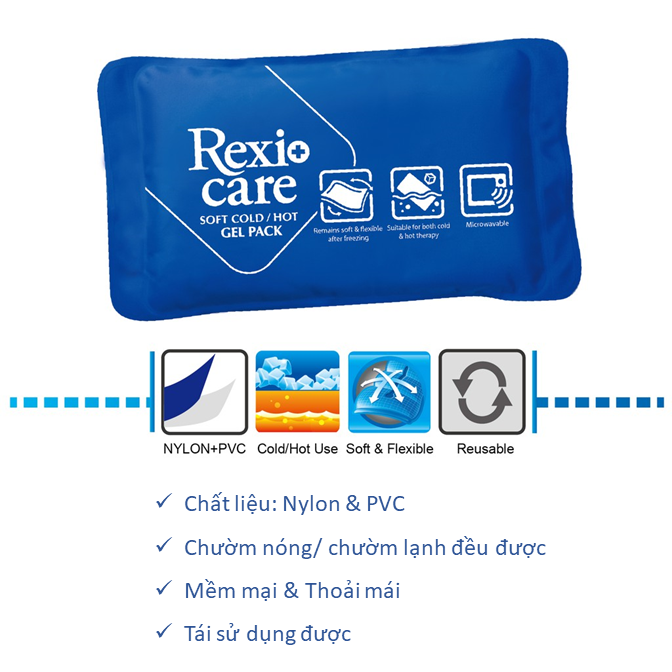 Túi chườm vi sóng Rexio cỡ lớn 31x17cm
