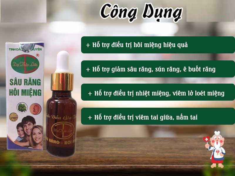 Tinh dầu răng miệng Dạ Thảo Liên chính hãng