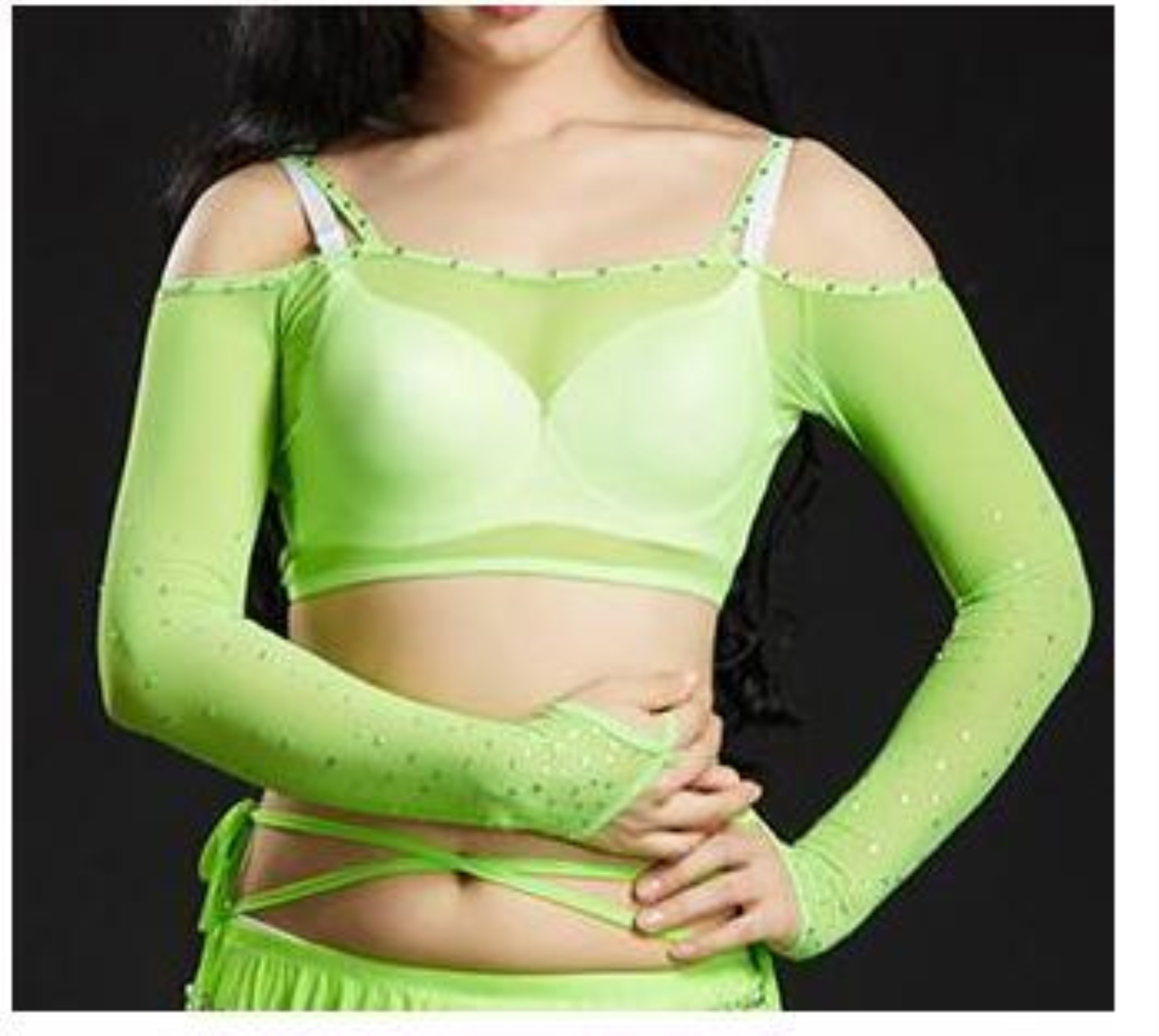 Women's long sleeve Stones top belly dance bellydace accessories based on bellydance women body belly dance shirt 8 colors