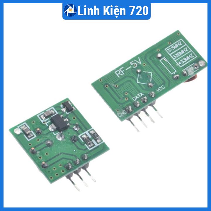 Module thu phát RF 433 (gồm 1 bộ thu và 1 bộ phát RF)