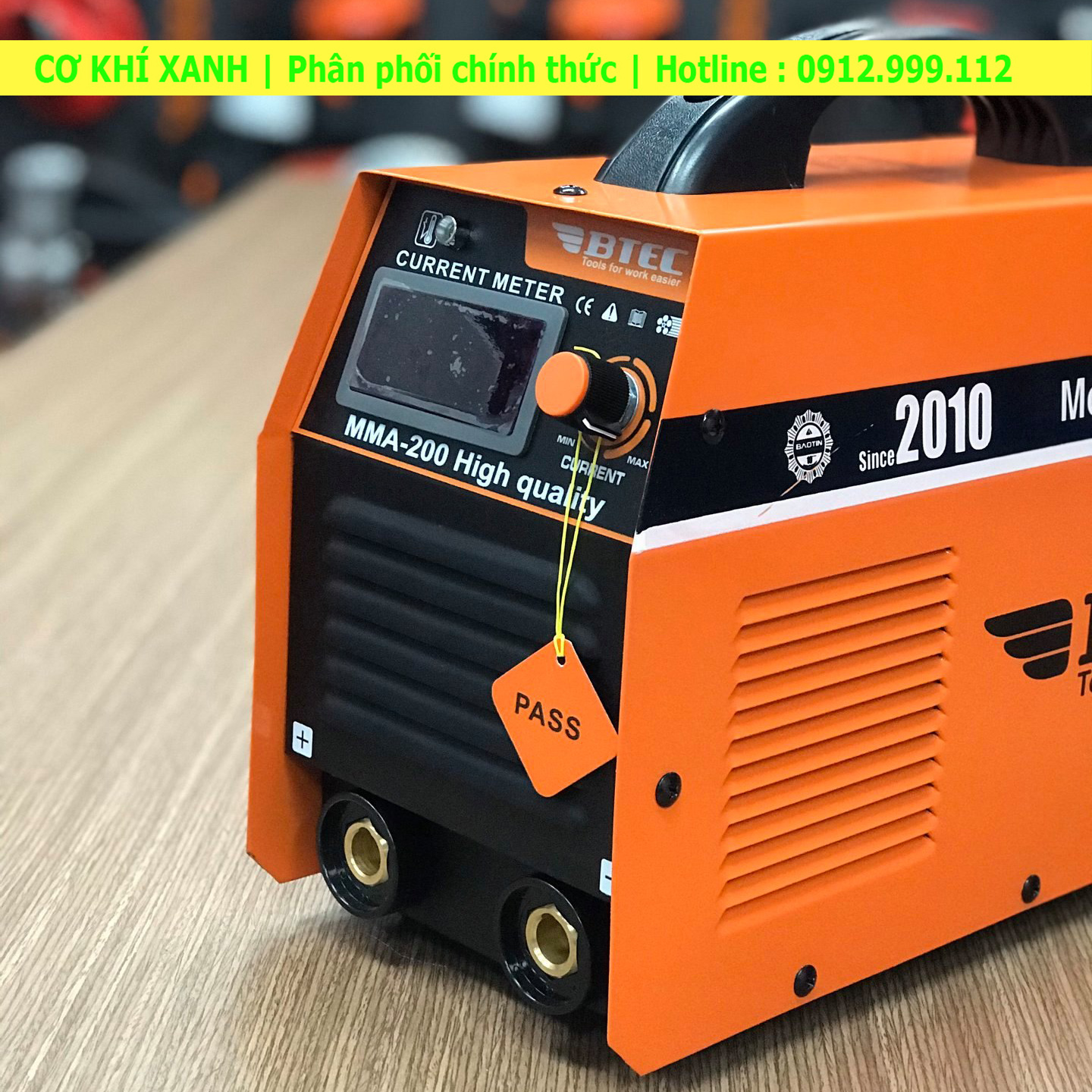 Máy hàn điện tử Btec MMA-200 xác lớn