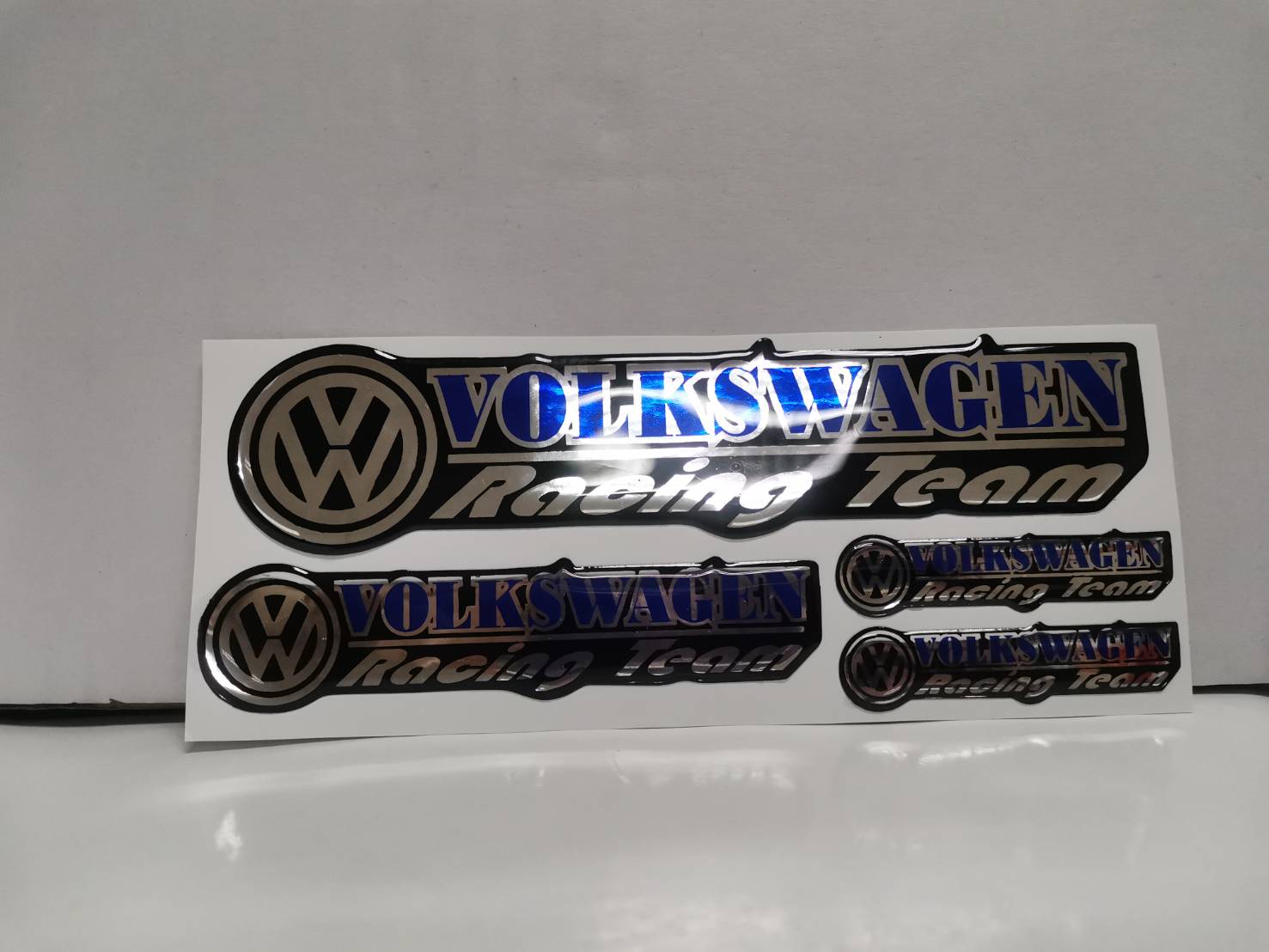 Vw Racing Sticker สติ๊กเกอร์ ชุด เทเรซิ่นนูน สำหรับรถ VOLKSWAGEN คำว่า VOLKSWAGEN Racing ...