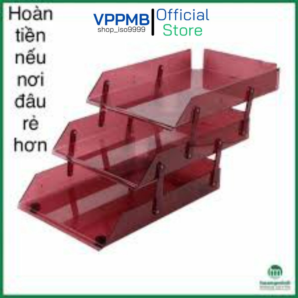 Khay mica 3 tầng HR ,Khay đựng tài liệu Mica
