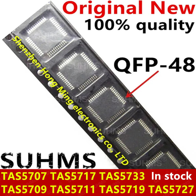 【Great Selection】 100% New TAS5707 TAS5717 TAS5733 TAS5709 TAS5711 TAS5719 TAS5727 QFP-48 Chipset