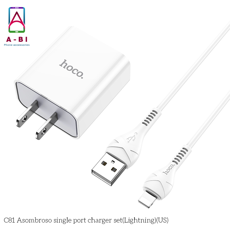 Bộ Củ sạc Hoco C81/C81A - Lightning- Micro- TypeC