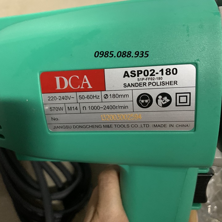 Máy đánh bóng 570W DCA ASP02-180