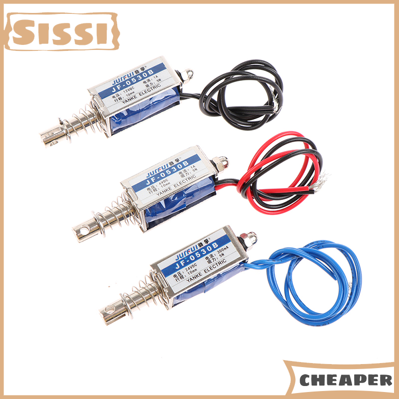 Sissi DC 6V 12V 24V xolenoit từ đẩy kéo khung mở châm điện 0530B