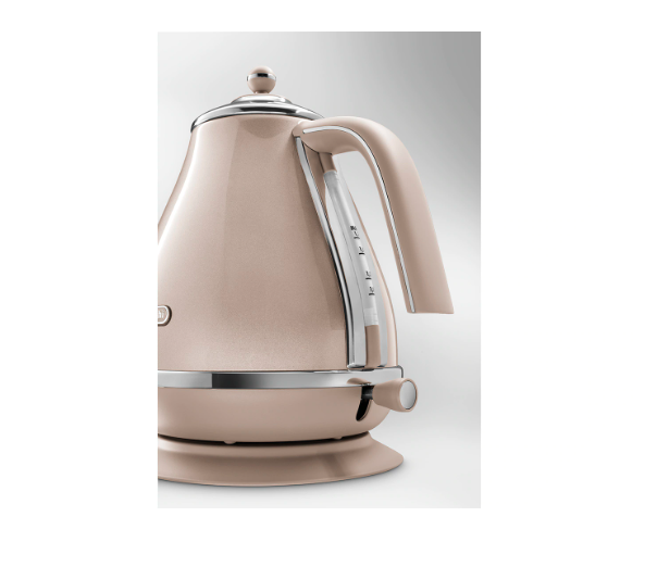 Ấm Đun Nước Siêu Tốc DeLonghi Icona Metallics KBOT2001.GY - Công Suất 2000W