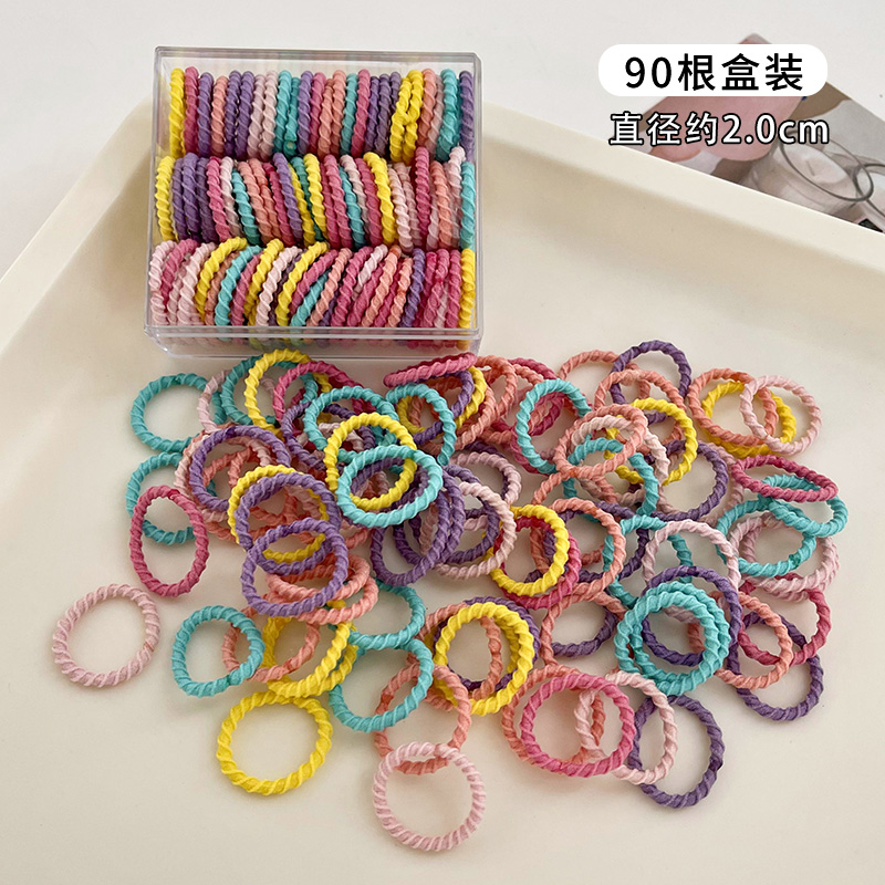 Dây buộc tóc nhỏ, dây buộc tóc trẻ em, dây buộc tóc bé gái không làm tổn thương tóc, dây buộc tóc, gân da đầu