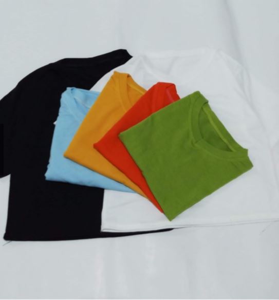 Áo croptop trơn cổ tim