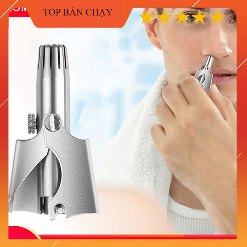 Dụng cụ cắt tỉa lông mũi tiện lợi Skmei,kéo cắt lông mũi,Dụng cụ cắt tỉa lông mũi tiện, lợi Bằng Inox Tông Đơ Mũi Cho Nam