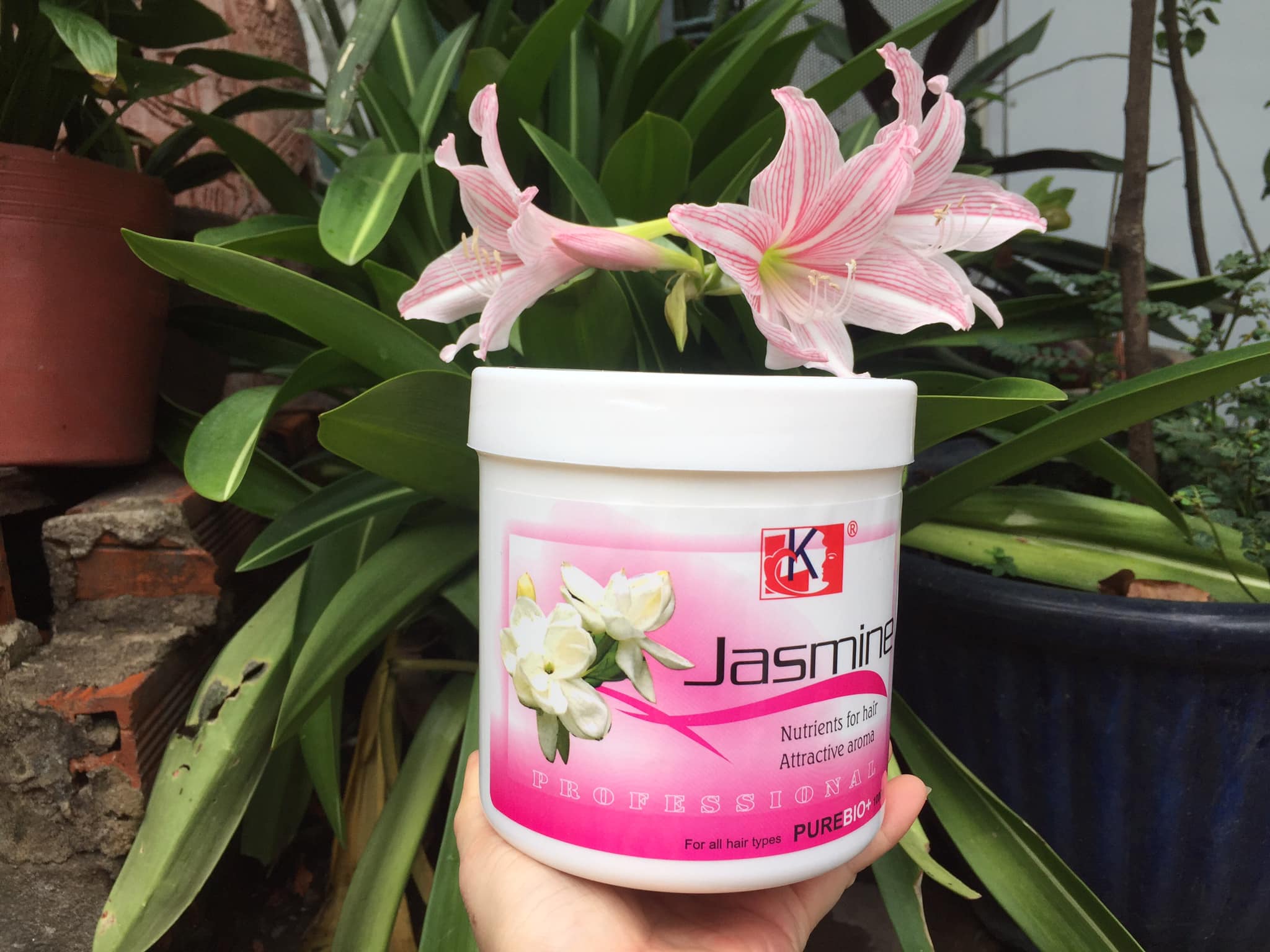 Dầu Hấp Hoa Lài LK Jasmine 1000ml nuôi dưỡng tóc óng mượt
