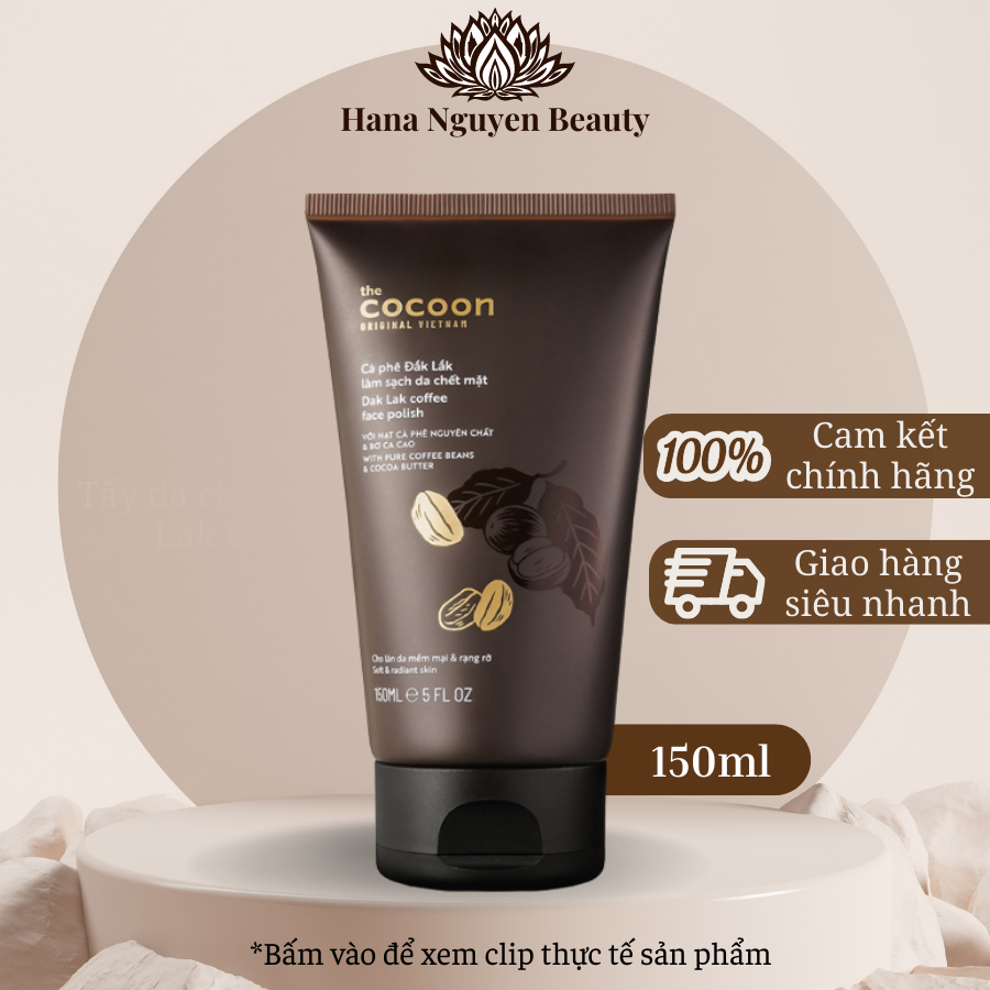 Tẩy da chết mặt cà phê Đắk Lắk Cocoon 150ml