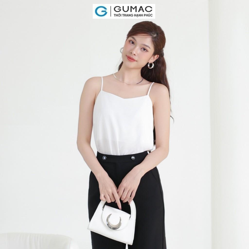 [SALE MẠNH] Áo 2 dây lụa B2 thời trang GUMAC BAE00016