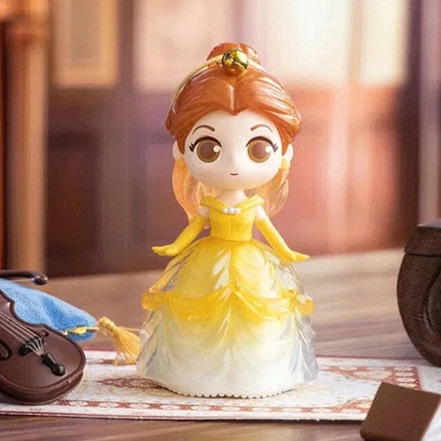 MINISO Blind Box Disney 100th Anniversary Series Princess Wind Chime Ariel Snow White Cinderella Aurora Rapunzel Birthday Gift