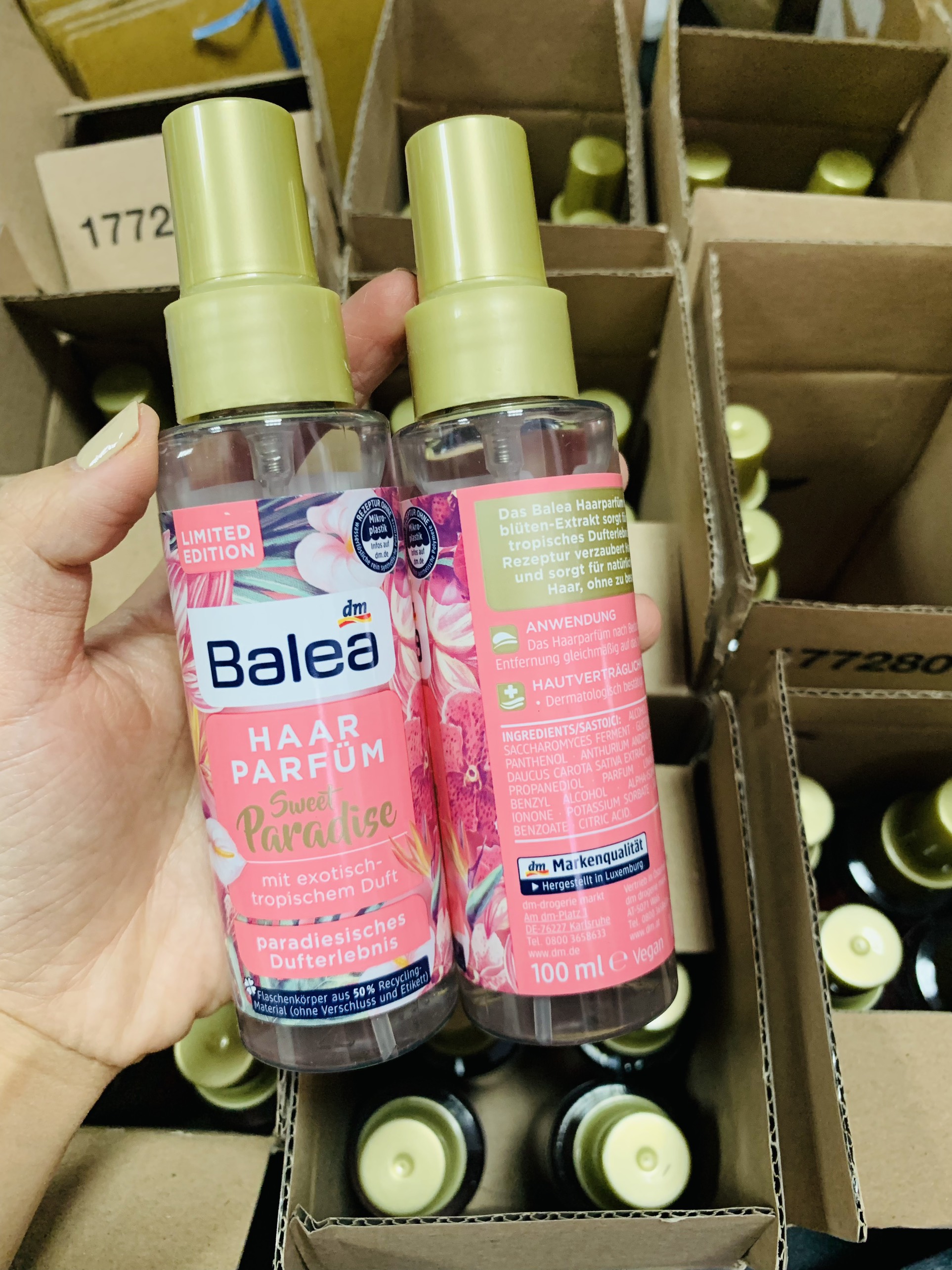 Xịt Tóc Nước Hoa B.a.l.e.a Sweet P.a.r.a.d.i.se 100ml