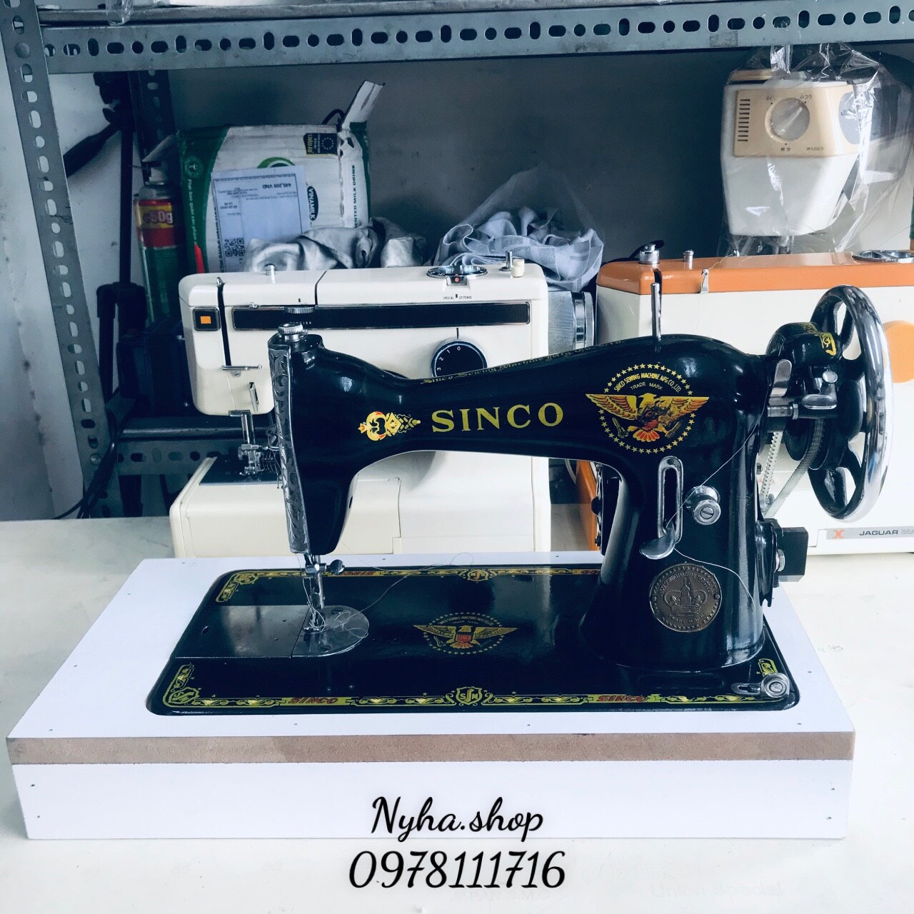ĐẾ GỖ MÁY MAY CON BƯỚM, MÁY MAY GIA ĐÌNH ( KHÔNG BAO GỒM ĐẦU MÁY)