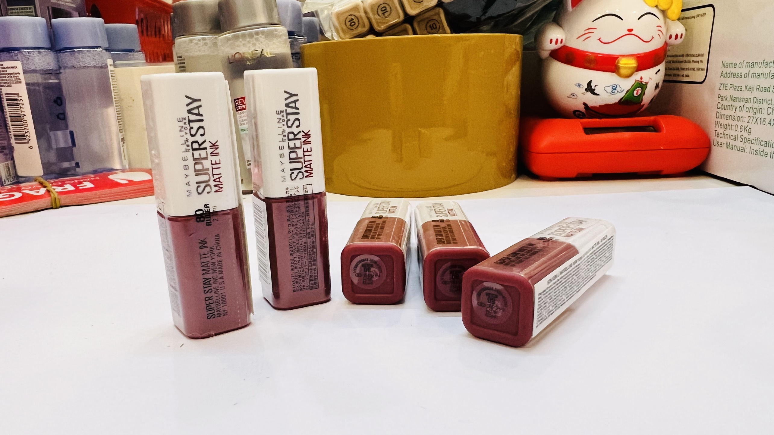 SON SUPERSTAY MATTE INK MAYBELLINE - 80 RULER
