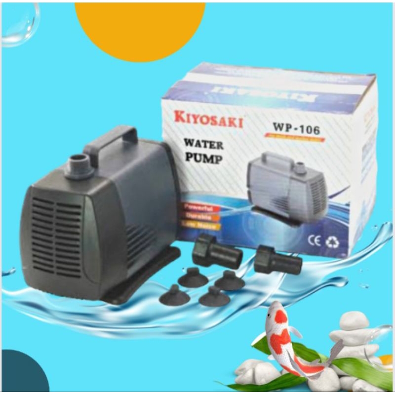 KIYOSAKI WP 106 Submersible Pump Pompa aquarium kolam koi