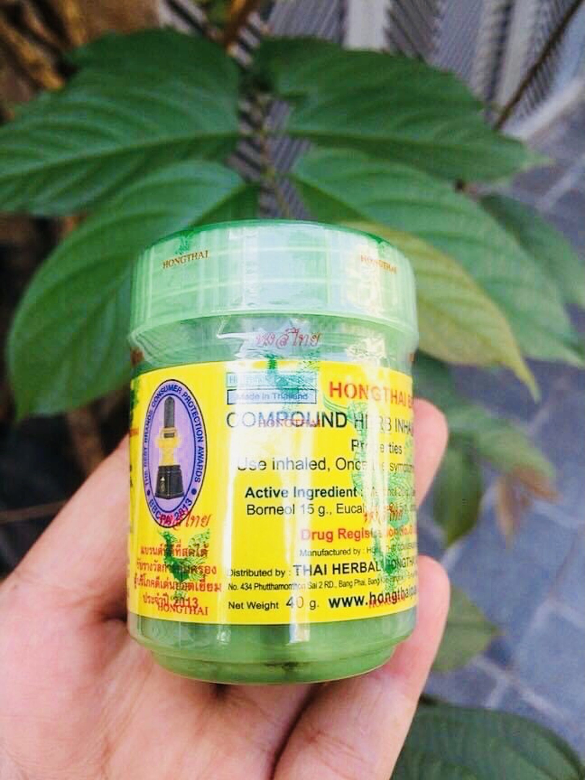 [HCM]Lọ hít thảo dược Hong Thai 50gr Thái lan
