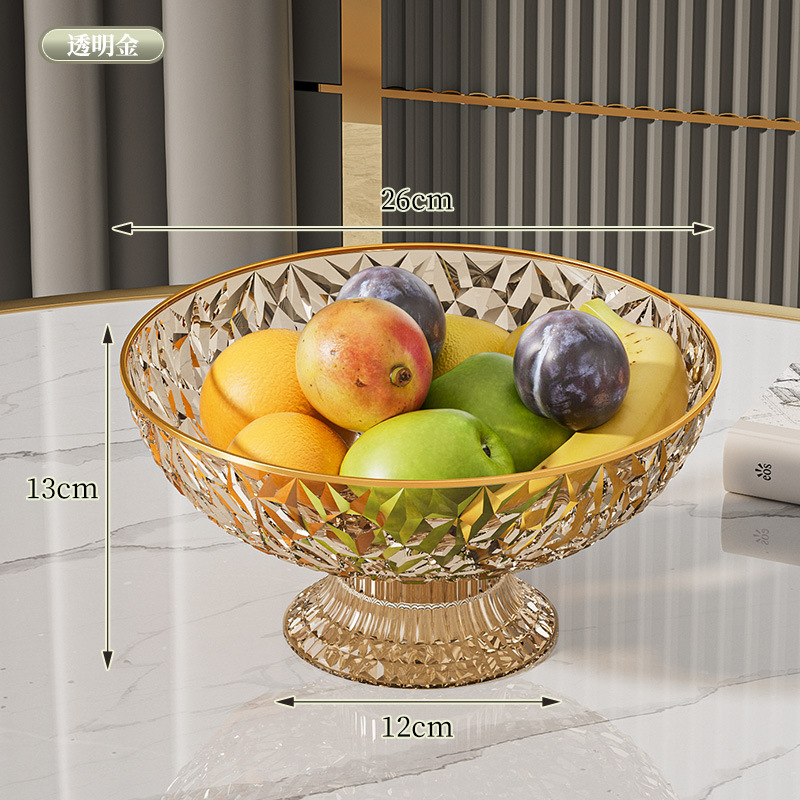 Household transparent fruit tray, candy tray, dried fruit storage box, refreshments and snacks, living room coffee table, transparent fruit tray, candy tray, storage box, dried fruit box, kitchen seasoning box, kitchen storage tray.