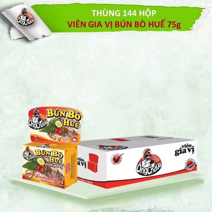 Thùng 12 lốc gia vị Ông Chà Và 75gr (Tự chọn)