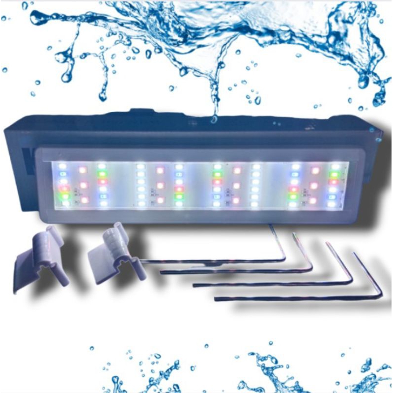Lampu Led Atas Aquarium Aquascape LED KANDILA S 300 NEW WRGB