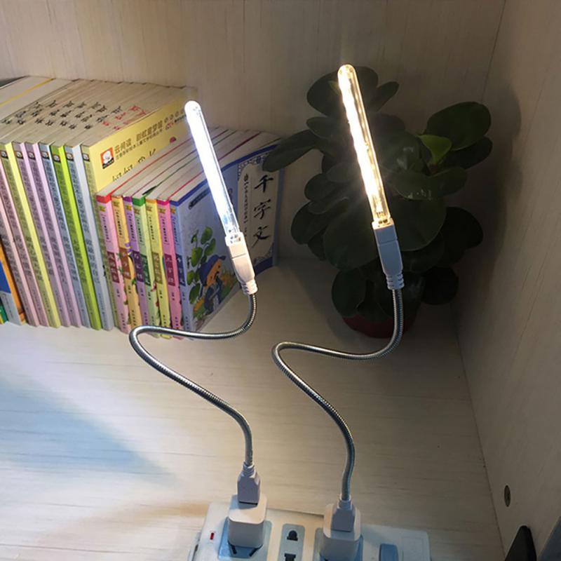 【Folio & Light】Mini Portable Led Usb Light 3leds 8leds Book Lights Reading Night Light 5v Power For Pc Lap Mobile Ultra Bright Reading Lamp. 