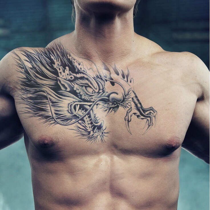 [HCM]Hình xăm dán tattoo bả vai 24x34cm