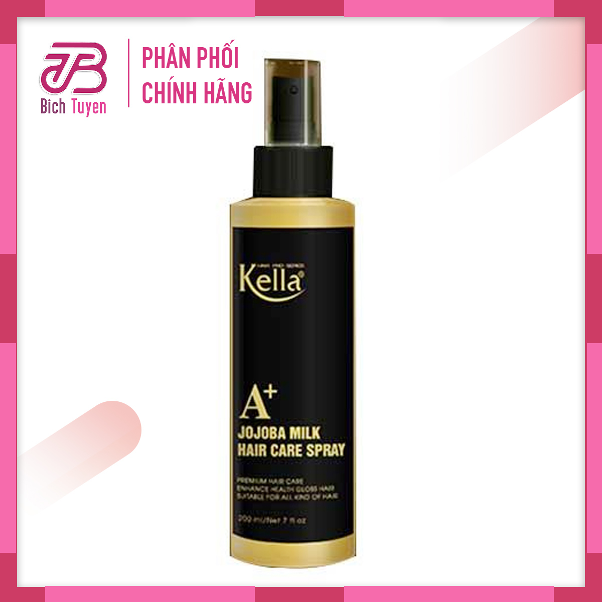 Sữa xịt dưỡng tóc kella jojoba milk dành cho tóc khô xơ, chẻ ngọn