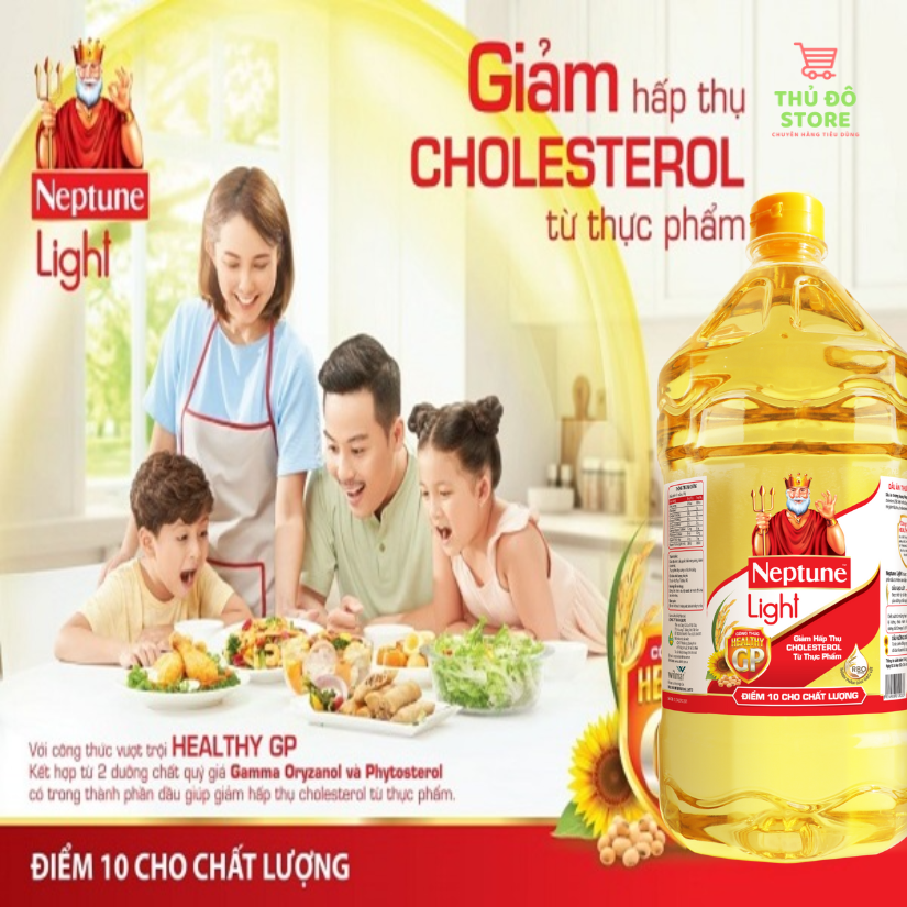Dầu Ăn Neptune Light - Chai 5L