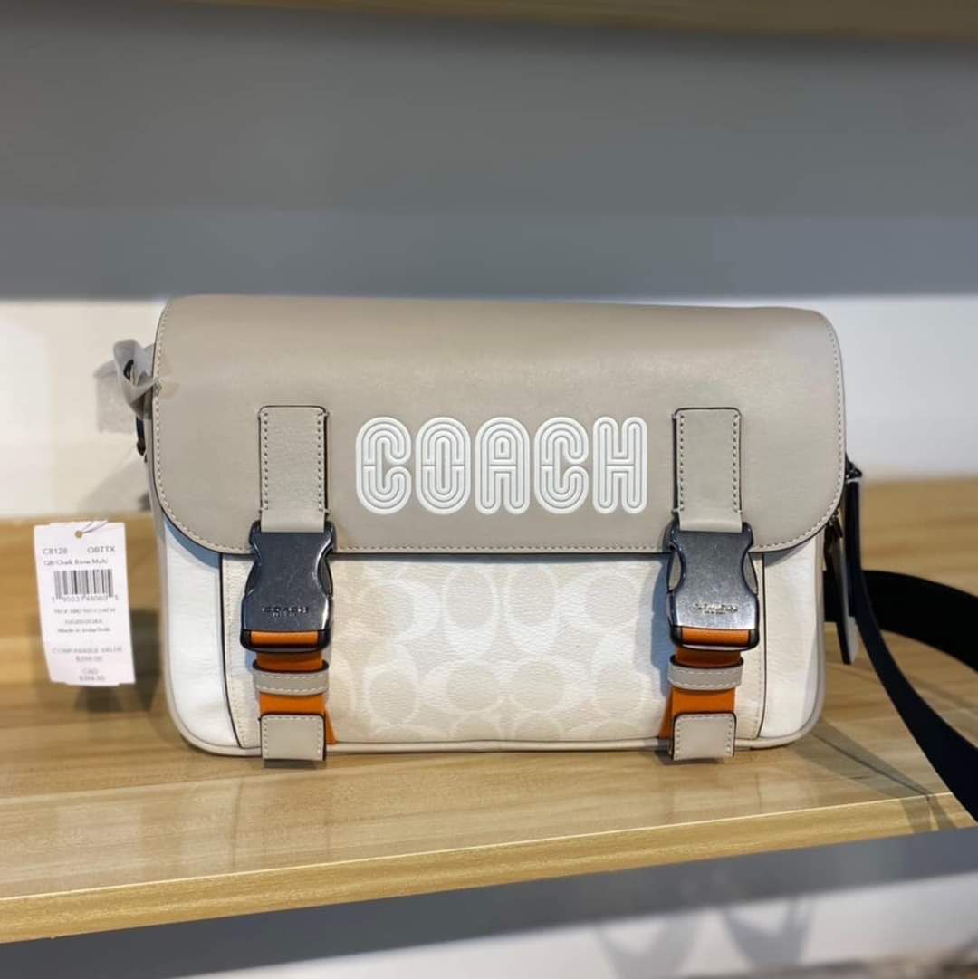 Guaranteed Authentic Coach Track Crossbody In Colorblock Signature