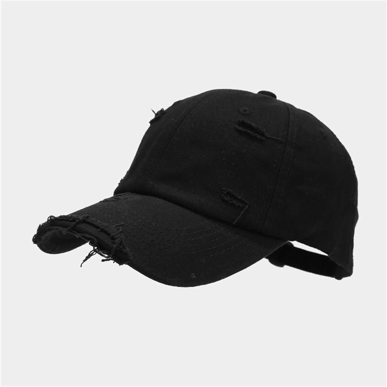 GEC Adult Unisex Broken Design Baseball Cap Plain Cap Unstructured