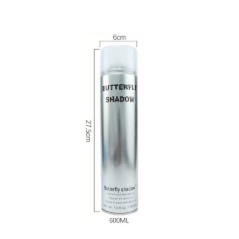 Gôm xịt tóc Butterfly Shadow gôm bạc 320ml 600ml